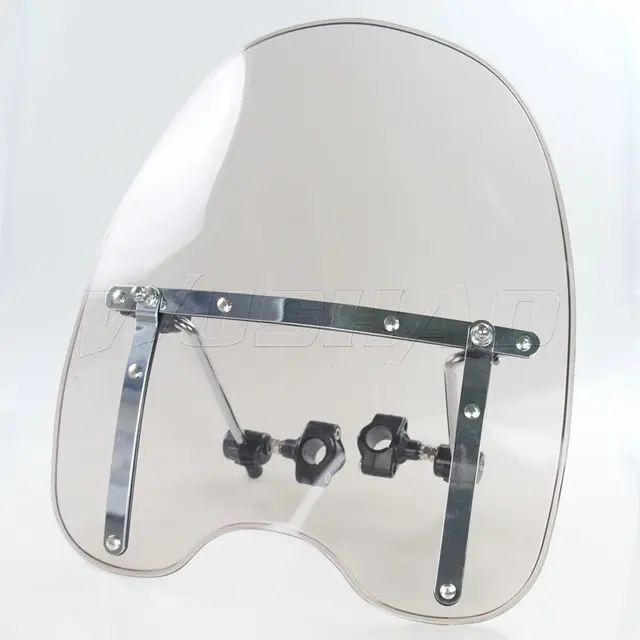 Motorcycle Handlebars Windshield WindScreen For Harley Dyna Super Glide