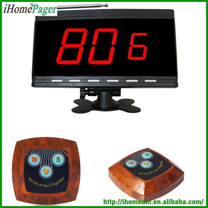 

Chinese restaurant kitchen equipment guest paging ihomepager wireless calling system display board