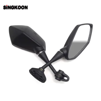

Universal Sport Motorcycle Rearview Mirrors Black Scooter Moto Side Mirrors FOR Kawasaki Versys Z800 Ninja ZX-10R Ninja 250SL