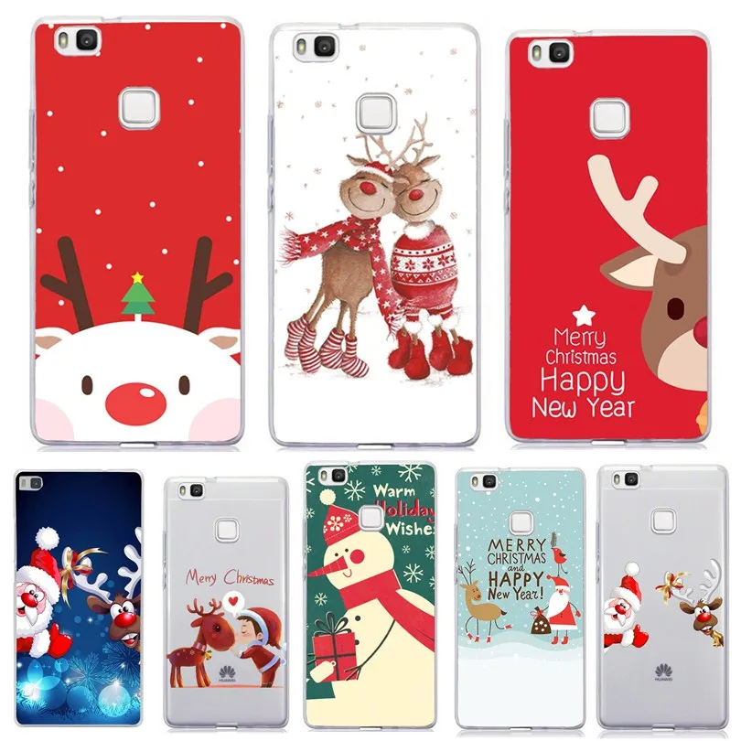 

Cover Coque For Huawei Honor 10 Lite Cases Christmas Silicon Funda For Huawei P Smart P20 Lite Honor 9 P8 P10 Lite 2017 Cases