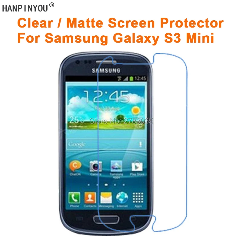 Для Samsung Galaxy S3 Mini i8190 4 0 &quotпрозрачная глянцевая/Антибликовая матовая защитная
