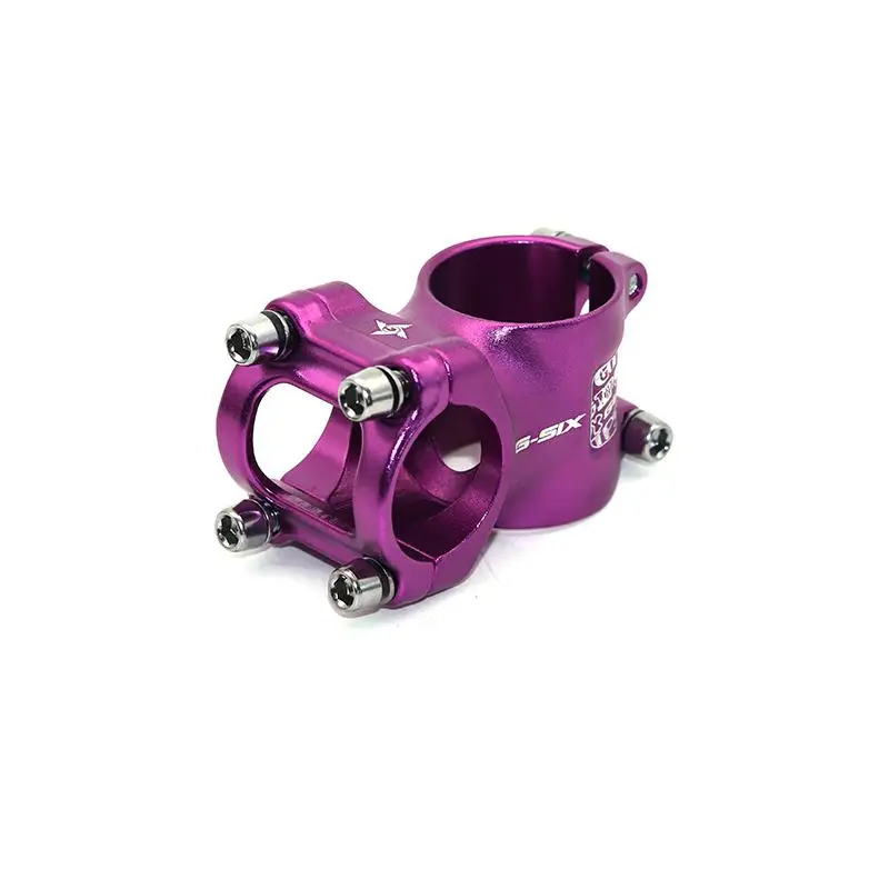 Gipsy G-six Ultra-light Handlebar stem for Balance bike 25.4*32mm bike stem for kid sliding bike - Цвет: purple