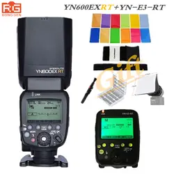 YONGNUO yn-600ex-rt 2.4 г Беспроводной HSS 1/8000 s ведущей вспышки Speedlite + yn-e3-rt вспышка триггера для Canon EOS камера