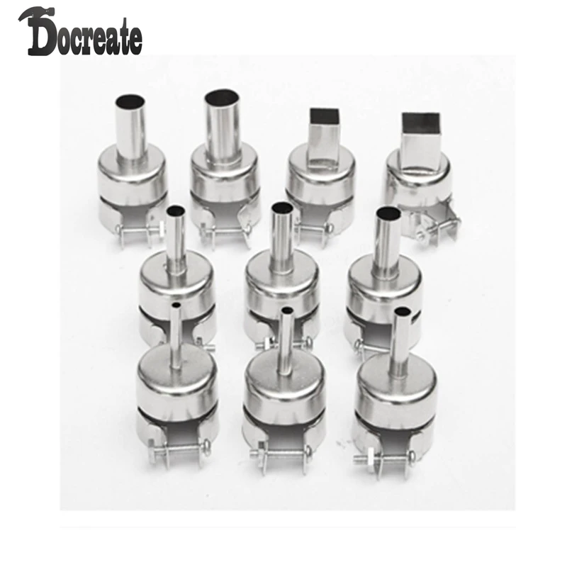 

10pcs 3/4/5/6/7/8/10/12mm Heat Gun Nozzles Heat Air Guns Nozzle for 850 Hot Air Soldering Station