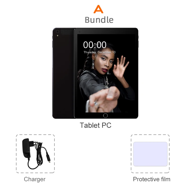 Русский 10-дюймовый планшетный ПК Android 8,0 Восьмиядерный 6 ГБ ОЗУ 64 Гб ПЗУ 1280x800 ips 10 коврик для планшета компьютер+ подарки - Комплект: Комплект 1