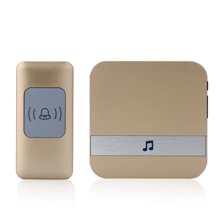 

CACAZI Smart Home Doorbell Waterproof Wireless Music Door Bell 52 Rings Door Chime