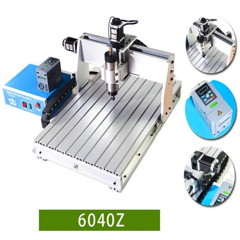Маршрутизатор cnc 6040 800 Вт шпинделя гравер гравировка фрезерный станок Mach3
