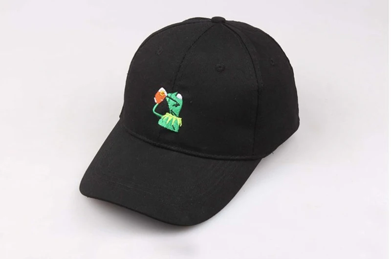 Summer Frog Cartoon Baseball Cap Women Men Unstructuted Hip Hop Caps Unisex Cotton Snapback Basketball Casual Hat CP0021 (9)