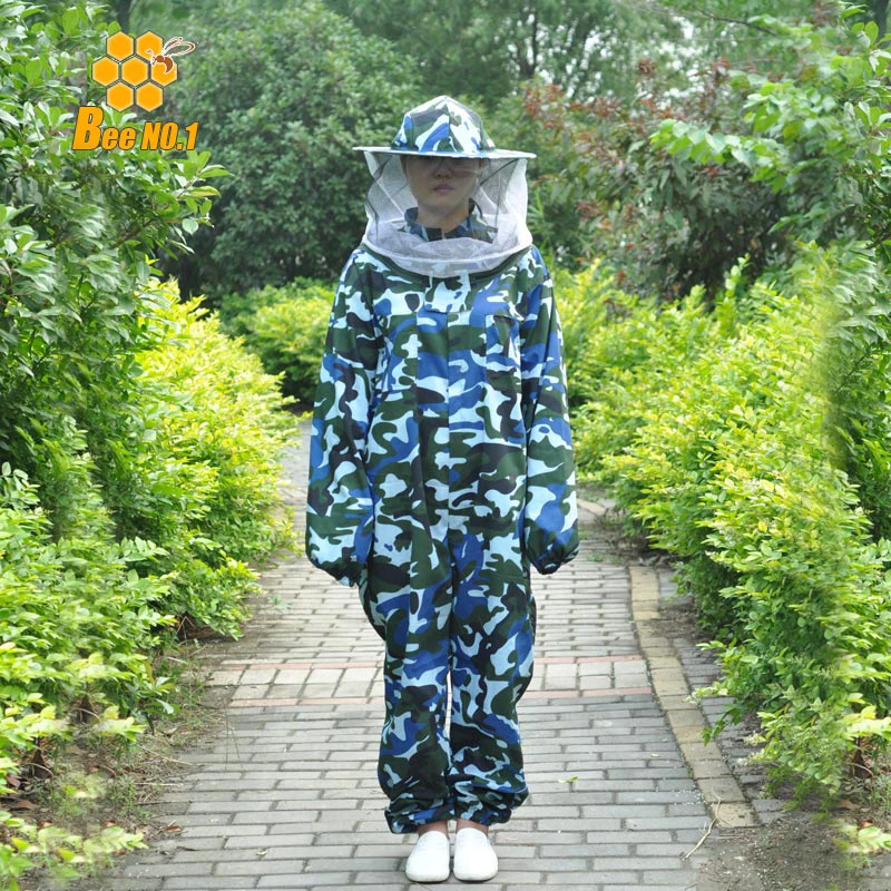 

Beekeep suit Protective Beekeeping Jacket Veil Suit Smock Beekeeping Equipment Combinaison Apiculteur FREE SHIPPING