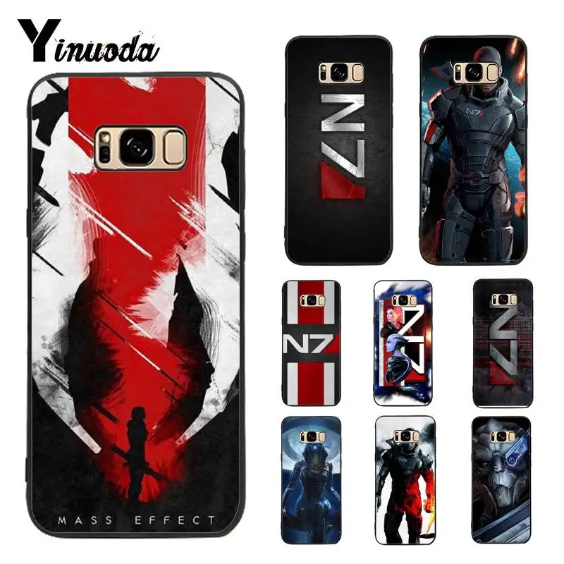 Чехол Yinuoda для Galaxy S9 N7 Mass Effect идеальный крутой мягкий чехол телефона Samsung S4 S5 S6 S7 S8