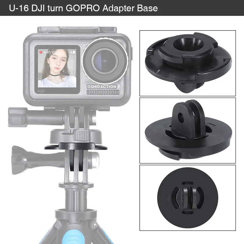 DJI Osmo Action Quick release Adapter 3M клей для экшн-камеры/Gopro База шлем крепление штатива аксессуары