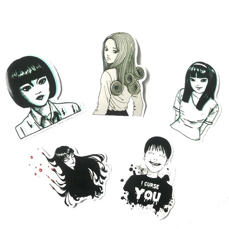 21 шт./упак. еще один лицо Tomie Revenge наклейка черный и белый для автомобиля ноутбук велосипед мотоцикл блокнот наклейка s