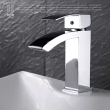 Waterfall Copper Bathroom Basin Faucet Hot And Cold Water Single Hole Torneira Banheiro Mixer Tap HP3020 Waterfall Copper Bathroom Basin Faucet Hot And Cold Water Single Hole Torneira Banheiro Mixer Tap HP3020