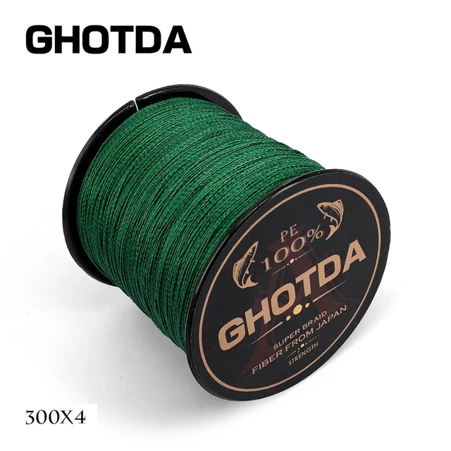 Cheap 300M Brand GHOTDA Japan Quality Multifilament 100% PE Braided Fishing Line Fishing Braid Cheap 300M Brand GHOTDA Japan Quality Multifilament 100% PE Braided Fishing Line Fishing Braid
