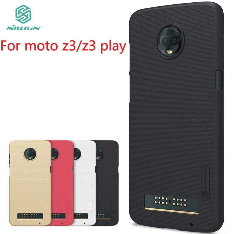 

For Motorola moto z3 z3 play Case NILLKIN Pc Hard Case For Motorola moto z3 z3 play Fitted Cases Super Frosted Shield