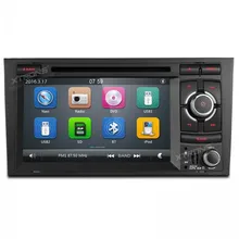 7” 2 din car audio Touch Screen stereo DVD Player with GPS Navigation for Audi A4 / S4 / RS4 (2002-2008) / Seat Exeo 2009-2012
