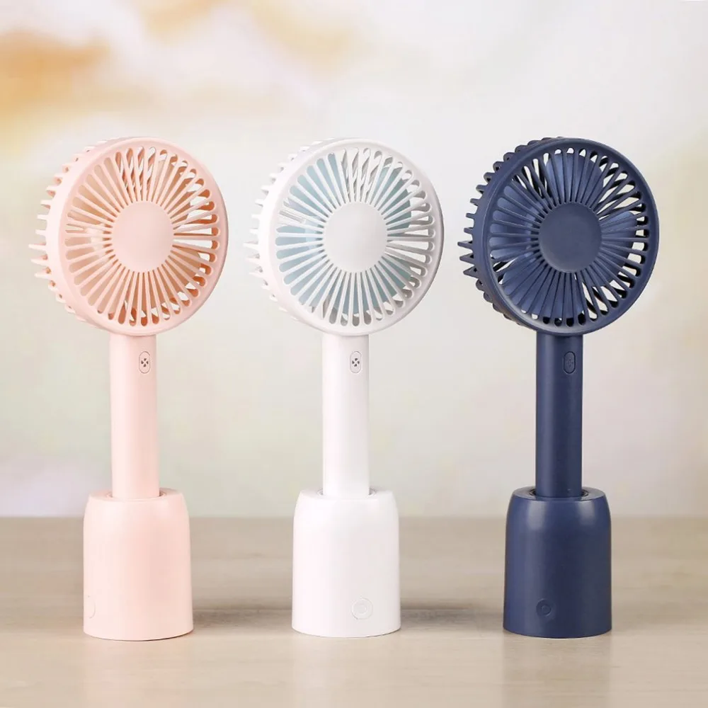 Battery Operated Rechargeable Handheld Mini Fan Home Office Electric