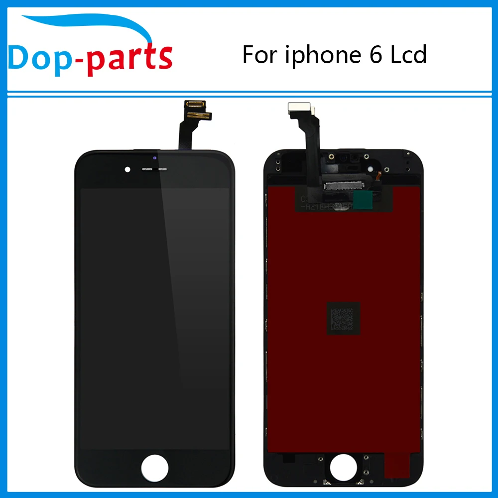 

10PCS/Lot LCD Display For iphone 6 4.7 inch LCD Display Touch Screen digitizer Assembly Black & White color Free DHL Shipping