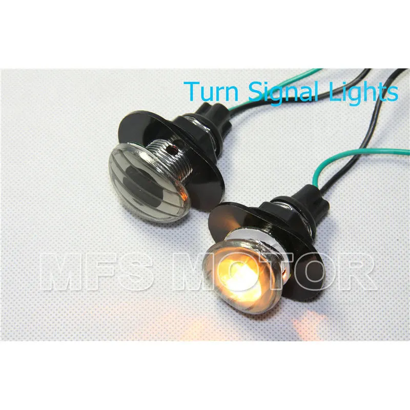 

motorcycle parts Smoke Flush Mount LED Turn Signals Light For Kawasaki ZZR600 ZZR 600 2005 2006