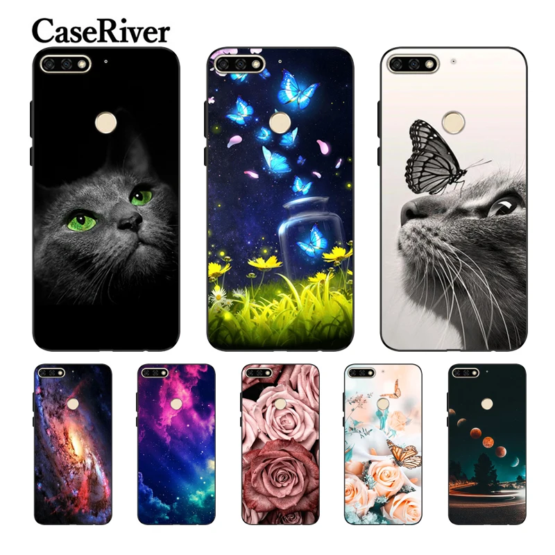 

CaseRiver Soft Silicone Huawei Honor 7A Pro Case Cover Phone TPU Back Shell Case Huawei Honor 7A 5.7 inch Cover Cases