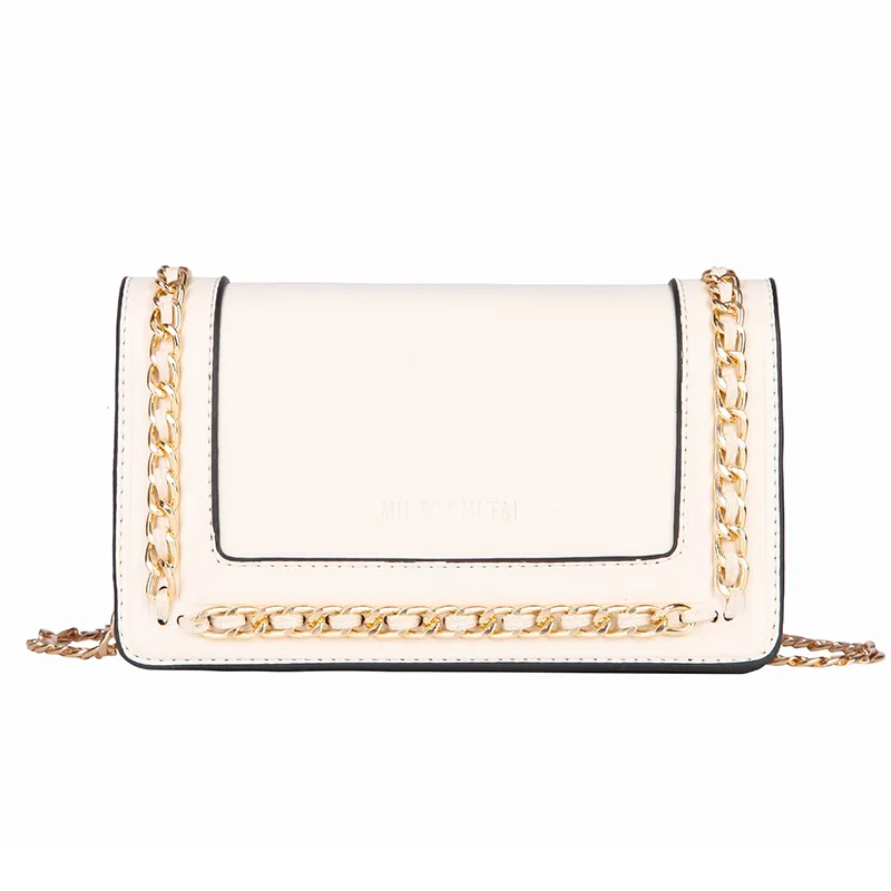 

2019 New Arrival Solid Sequined Chain bag Fashion Vintage Handbag Women Shoulder Bag Trend Chain Flap Women Crossbody Bags