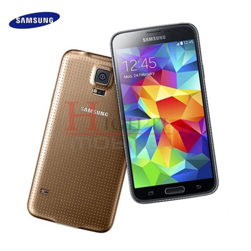 Оригинальный разблокированный Samsung S5 SM G900 G900F G900A G900H Quad core 5 1 дюймов 3G и 4G 16MP GPS Wi Fi