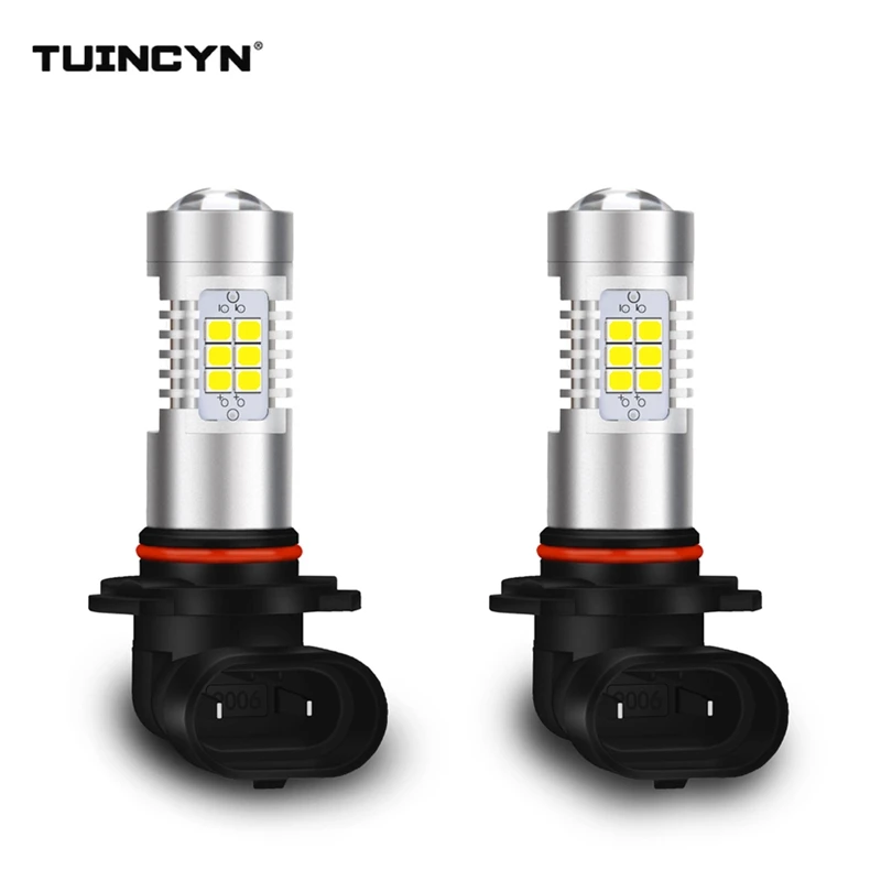 

TUINCYN 2pcs 9006/HB4 9005/HB3 LED Fog Light Bulbs Auto Car Lamp Bright Amber/Orange White 6000K 1200LM