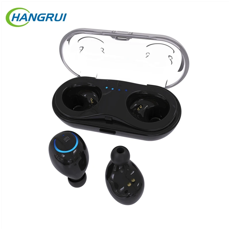 

Newest TWS Q18 Mini Bluetooth Earphone Wireless Headphones With Charging Box Dual Stereo Headset With Microphone