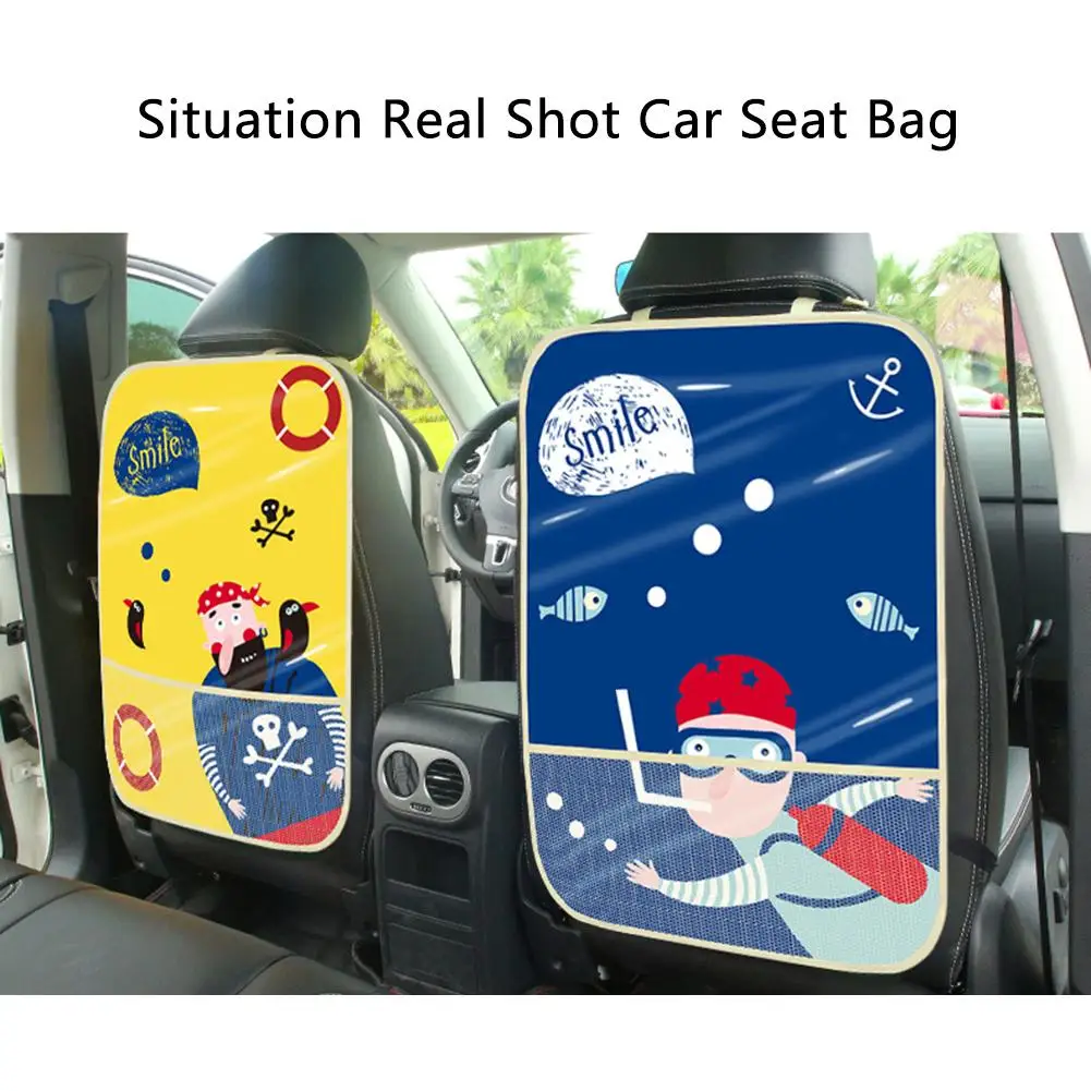 

Automobile Car Care Seat Back Protector Case Cover Auto Accessaries Children Baby Storage Net