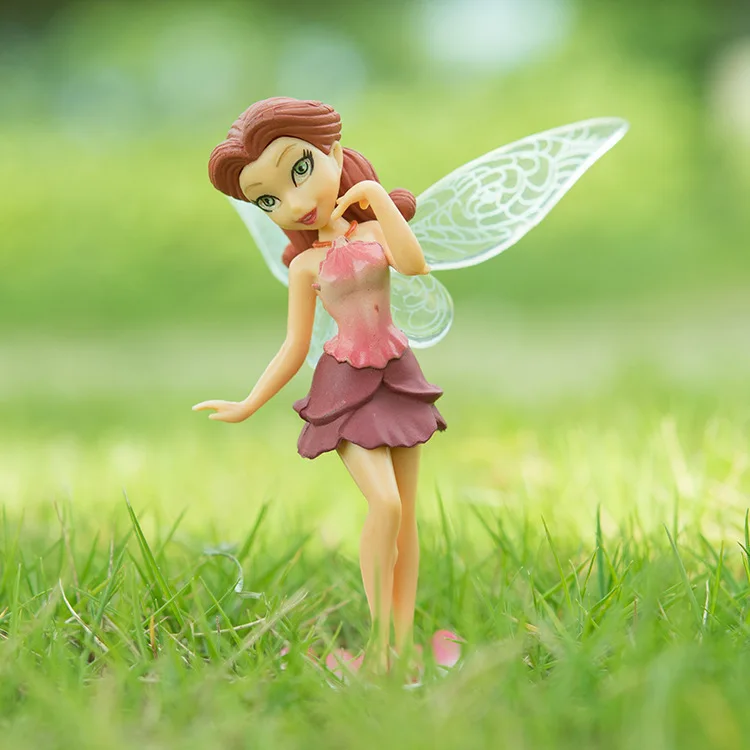 Высокое качество ПВХ(6 шт./компл.) Tinkerbell Фея очаровательны Фигурки игрушки ; в розницу