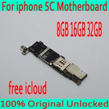Заводская разблокированная материнская плата для iphone 5C с системой IOS, 100% оригинальная материнская плата для iphone 5C с бесплатным iCloud, хорошо протестирована