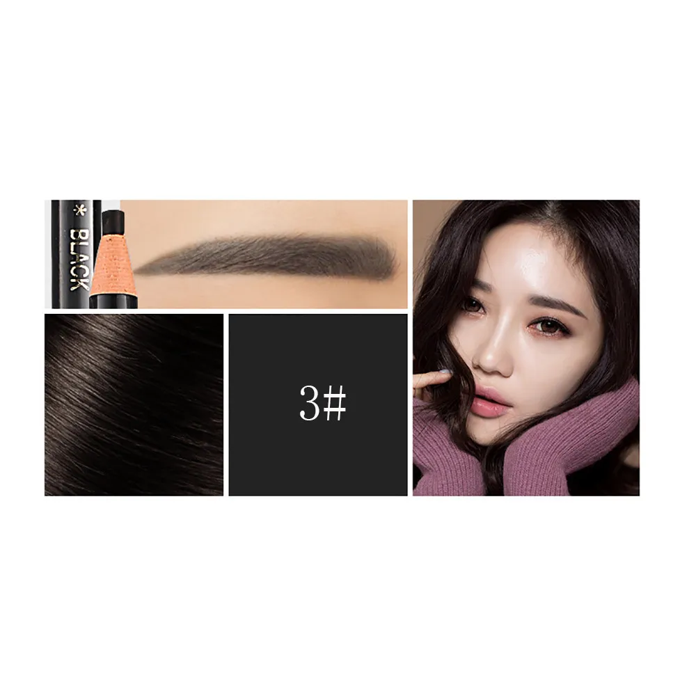 

1PCS Waterproof Eyebrow Pencil Pen Eye Brow Liner Cosmetic Makeup Lasting maquiagem profissional completa 50*