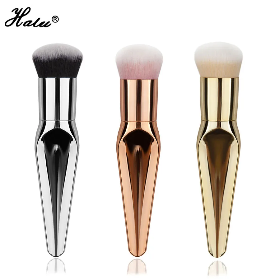 

New Big size Professional Beauty essential tool Loose powder makeup brushes Foundation make up Brush Super soft hair maquiagem