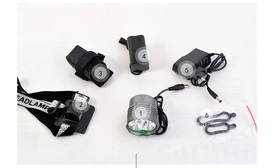 Discount WasaFire 6000lm 5* XM-L T6 LED Bike Light Bicycle Lights LED Lamp Headlamp HeadLight Waterproof Aluminum alloy generator bicycle 7