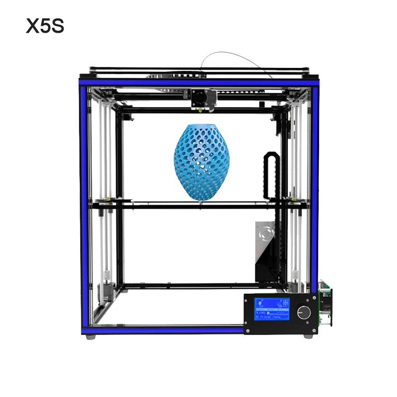 Tronxy X5SA 3d принтер DIY набор металлический 3,5 дюймов сенсорный экран Высокая точность автоматическое выравнивание PLA нити в подарок - Цвет: X5S