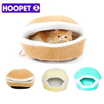 Warm Cat Hamburger Bed  4