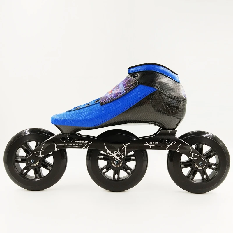 2018 Pasendi المهنية سرعة أحذية تزلج مضمنة التزلج Patines الكبار الطفل سكيت حذاء النساء الرجال 3 عجلات تزلج الكربون الكبار