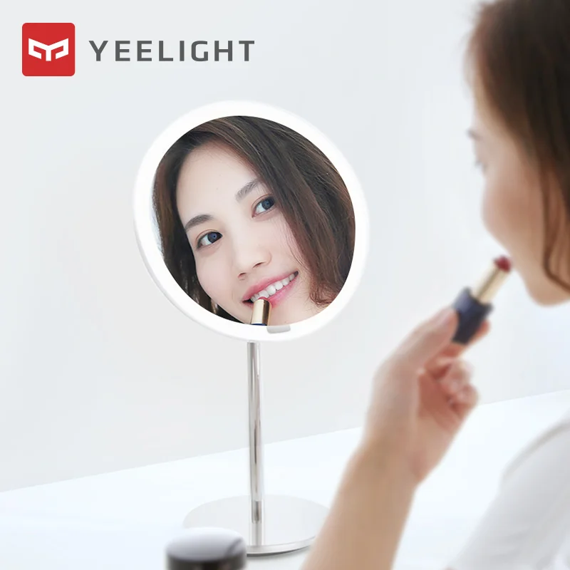  New Xiaomi Mijia Yeelight Portable LED Makeup Mirror with Light Dimmable smart Motion Sensor night 