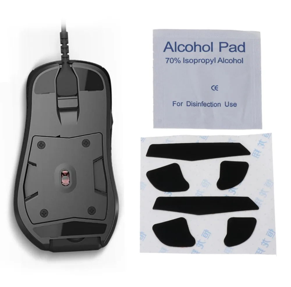 2 Sets Mouse Skates 0.6mm Replacement Mouse Feet Mouse Skates for