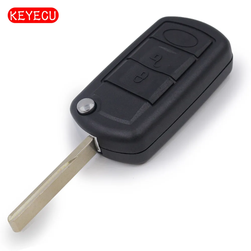 Flip Remote key shell Case 3 Button Fob for Land Rover LR3 Range Rover