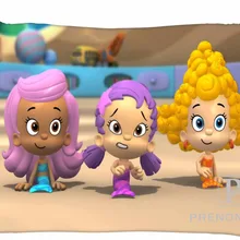 Лучший пользовательский чехол для подушки Bubble Guppies Прямоугольная подушка чехол s Молния 35x45 см(одна сторона печати)@ 180117-45