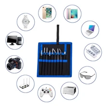 Набор пинцетов 9 шт./компл. ESD из нержавеющей стали промышленный антистатический прецизионный Пинцет ручной инструмент часовщика ремонтный набор инструментов