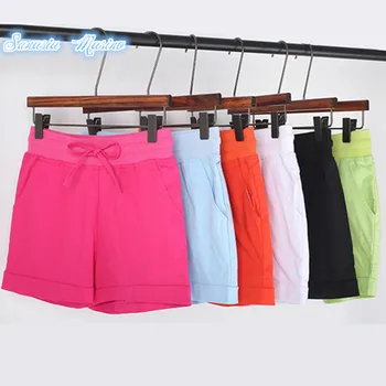 

Plus size 2018 summer women shorts femme ete short feminino high waist shorts women S-5XL