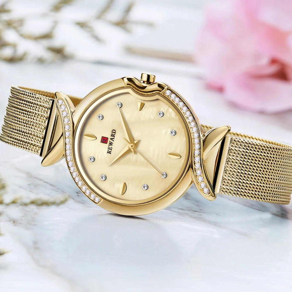 Награда Топ бренд женские часы водонепроницаемые Модные Повседневные кварцевые часы с хронографом женская одежда часы женские часы Relogio Feminino