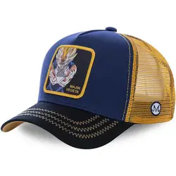 Новый бренд MAJIN VEGETA Dragon Ball Snapback кепки хлопок бейсбол кепки для мужчин женщин хип хоп папа шляпа Дальнобойщик сетчатая шапка дропшиппинг