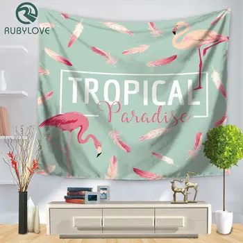 

200*150/150*130c Creative Flamingo Print Tapestry Wall Hanging Tapestries Bedspread Beach Towel Yoga Mat Blanket Table Cloth