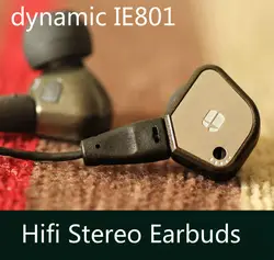 Новый DIY IE801 гарнитура с супер басами гарнитуры 3,5 мм в ухо Hi-Fi стерео наушники металлические наушники для iPhone/samsung наушники для телефона
