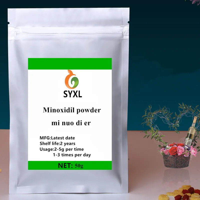 

50g-1000g ISO NEW 99% Minoxidil Sulfate Powder /mi nuo di er/with CAS Anti Hair Loss Nutrient Body Promote hair growt
