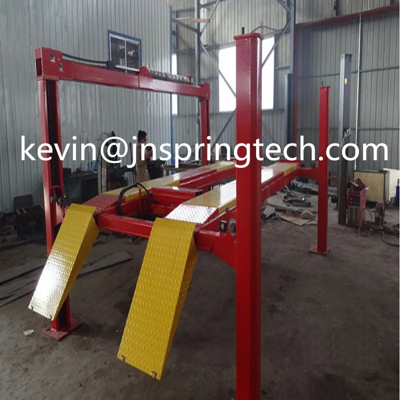 Hot Sale 4 Post Car Lift For Car Suv Truck 4 Tons Car Jack Esay