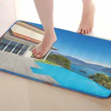 Морской стиль коврик для ванной комнаты, смешной Противоскользящий коврик для ванной, занавеска для душа s аксессуары, соответствующие вашей душевой занавеске